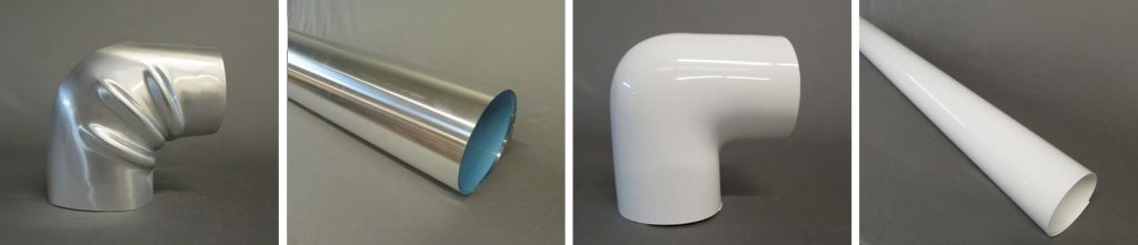 Aluminum and PVC jacketing