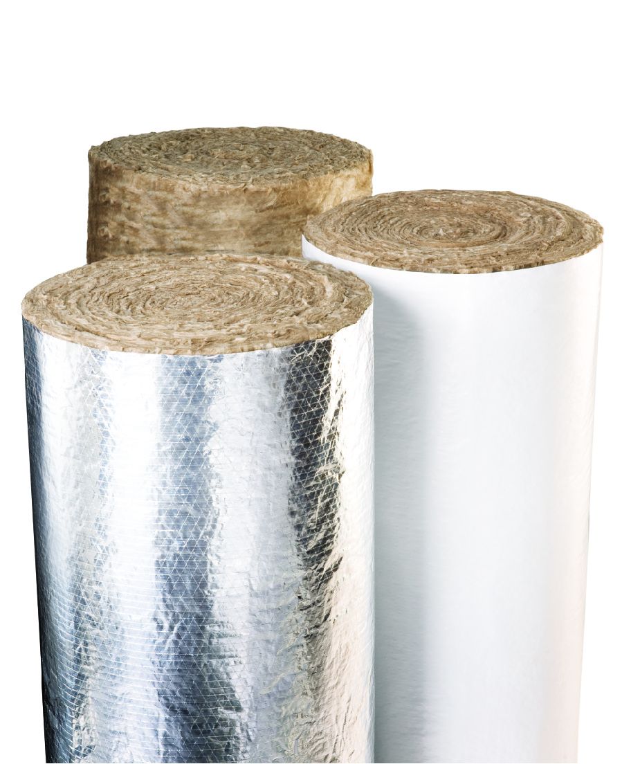 Fiberglass duct wrap rolls